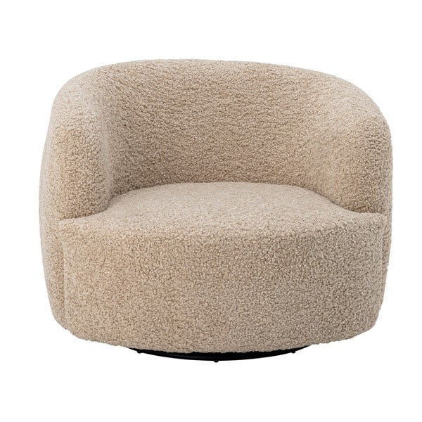 Béžové křeslo z textilie bouclé Bocca – Bloomingville-image-2
