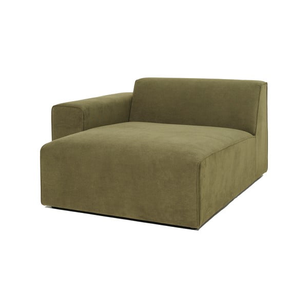 Zelený manšestrový modul pohovky (levý roh) Sting - Scandic-image-2