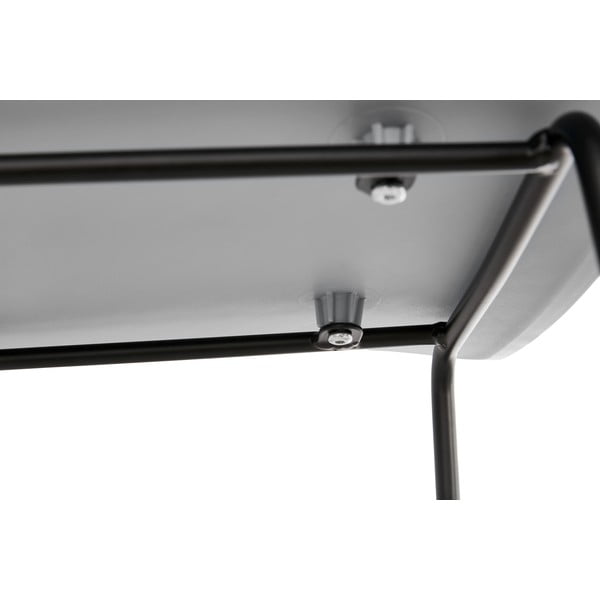 Šedá barová židle s černými nohami Kokoon Slade, výška sedu 76 cm-image-1