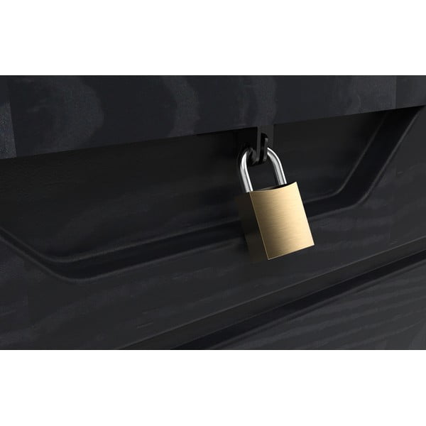 Tmavě šedý zahradní úložný box Dolomiti – Toomax-image-1