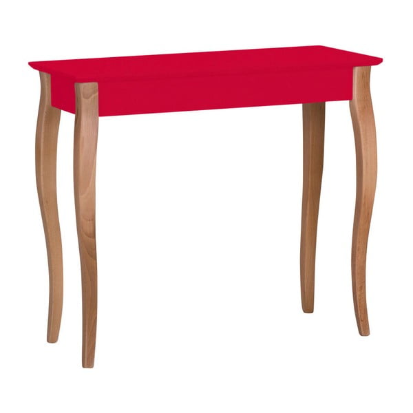 Červený konzolový stolek Ragaba Lillo, šířka 85 cm