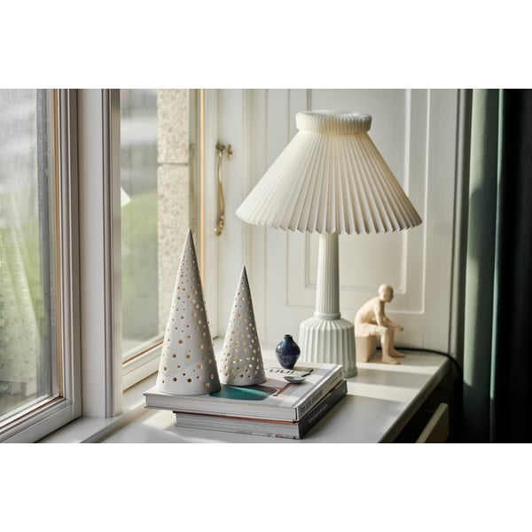 Bílý vánoční svícen z kostního porcelánu Kähler Design Nobili, výška 30 cm-image-2