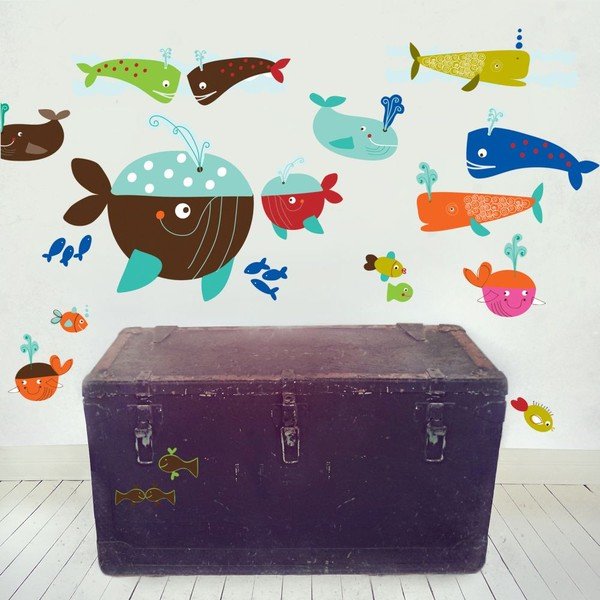 Samolepka Whales Medium-image-1