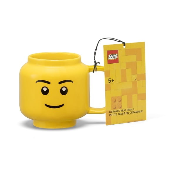 Žlutý keramický dětský hrnek 255 ml Head – LEGO®-image-3