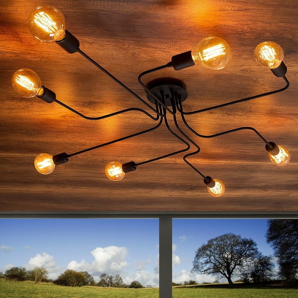 Černé nástěnné svítidlo Truva – Opviq lights-image-3