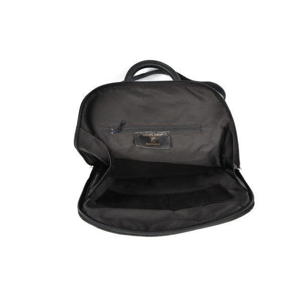 Černý kožený dámský batoh Renata Corsi Sofia-image-2