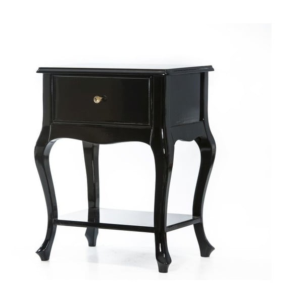 Odkládací stolek Purl Black, 44x33x60 cm