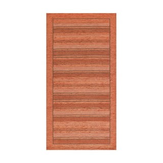 Oranžový běhoun Floorita Velour, 55 x 280 cm