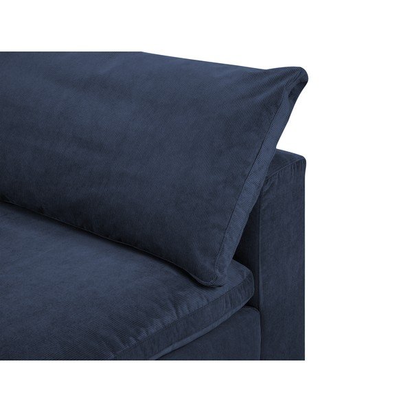 Tmavě modrá prostřední část modulární manšestrové pohovky Windsor & Co Sofas Galaxy-image-4