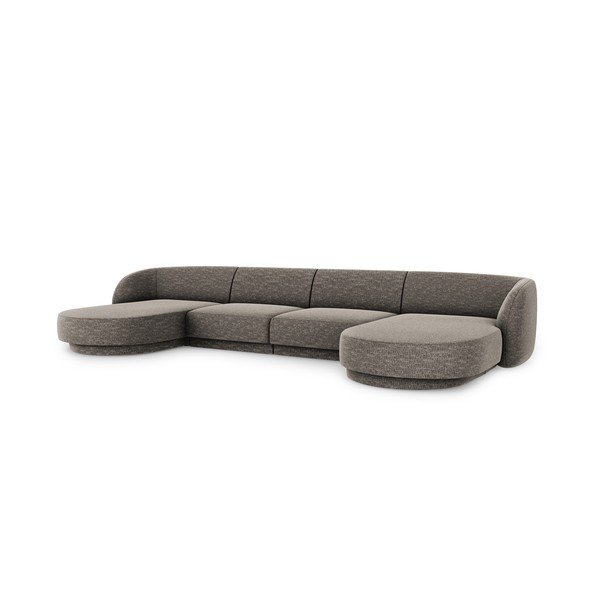 Šedá rohová pohovka Miley – Micadoni Home-image-3