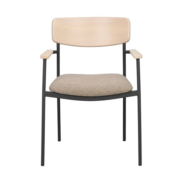 Jídelní židle v béžovo-přírodní barvě v sadě 2 ks Maymont – Rowico-image-2