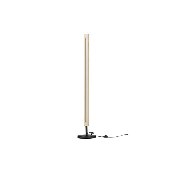 Volně stojící lampa z jasanového dřeva WOOOD Sjaak, výška 130 cm-image-2