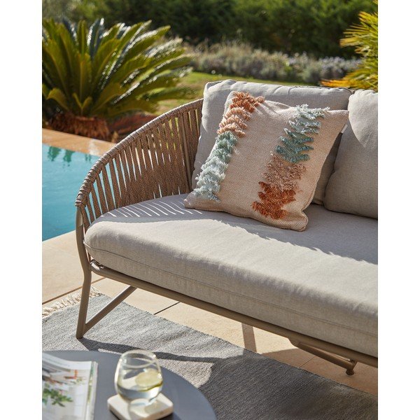 Světle hnědá zahradní pohovka Branzie – Kave Home-image-1