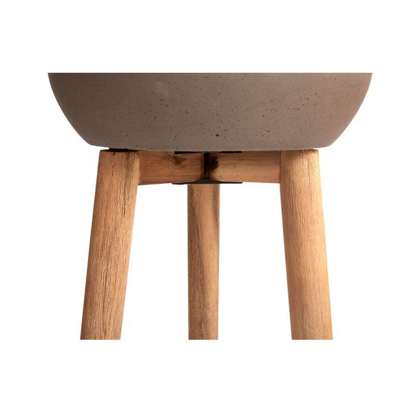 Hnědý květináč Kave Home Stahl, výška 86 cm-image-3