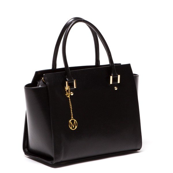 Kožená kabelka Mangotti 382 Nero-image-1