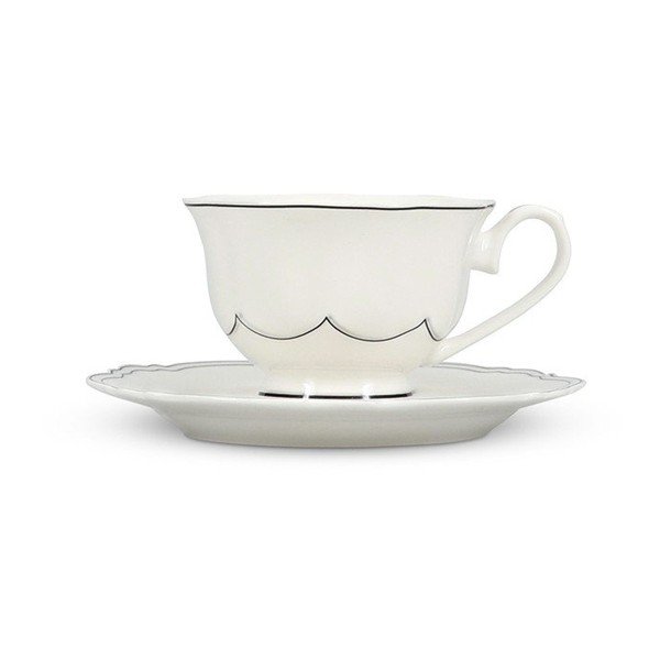 Bílé šálky v sadě 2 ks z kostního porcelánu 190 ml Odette – S|P Collection
