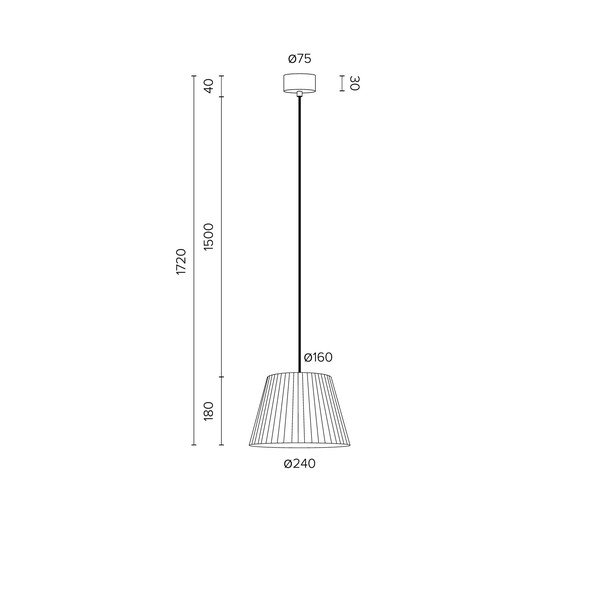 Béžové závěsné svítidlo Sotto Luce Kami, ⌀ 16 cm-image-2