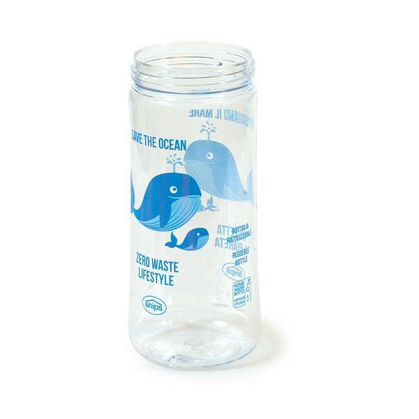 Modrá láhev na vodu Snips Whale, 500 ml-image-2