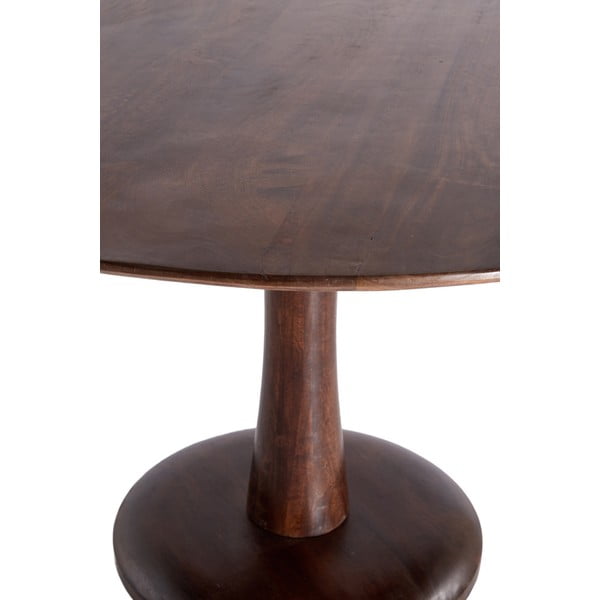 Hnědý kulatý jídelní stůl ø 150 cm Apulia – Light & Living-image-1