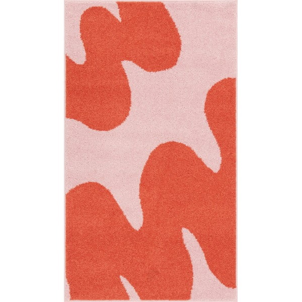 Červený/růžový dětský koberec 80x150 cm Hugsy Coral – FD