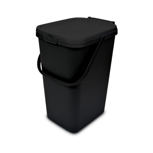 Černý plastový odpadkový koš 18 l – Addis