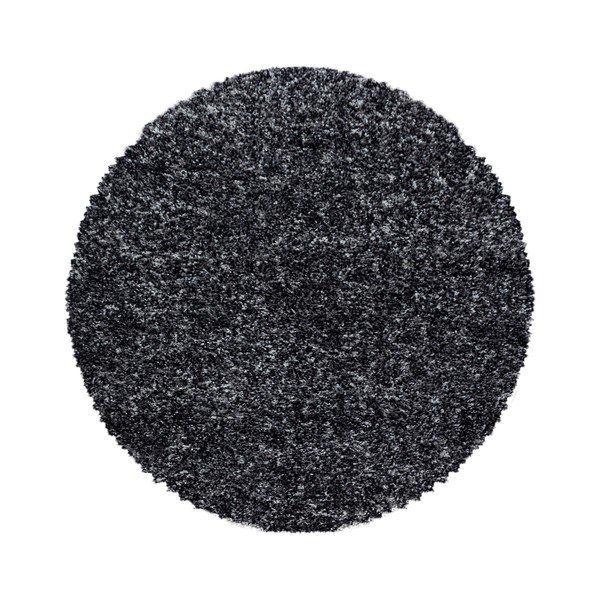 Tmavě šedý kulatý koberec ø 120 cm Enjoy – Ayyildiz Carpets