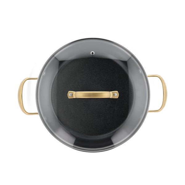 Hliníkový hrnec s nepřilnavým povrchem s pokličkou na indukci 2,6 l – Holm-image-2