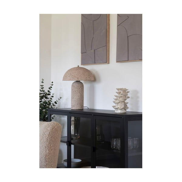 Krémová stolní lampa (výška 49,5 cm) Astley – House Nordic-image-1