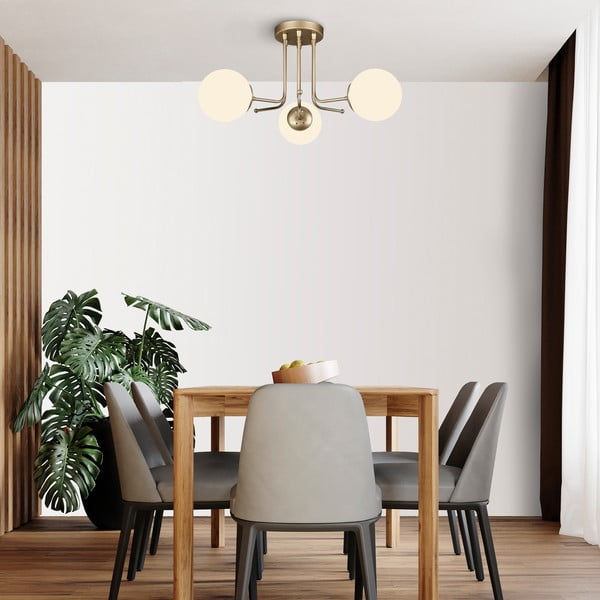 Stropní svítidlo ve zlaté barvě Squid Lighting Star, výška 34 cm-image-3