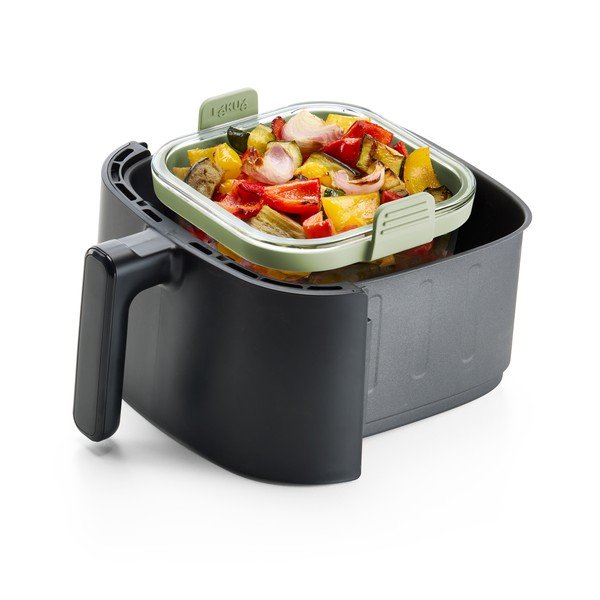 Skleněná forma do horkovzdušné fritézy 18,5x17,5 cm – Lékué-image-3