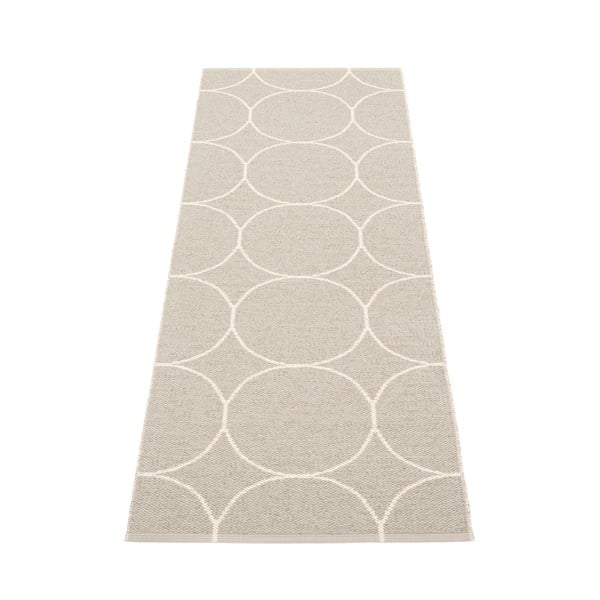 Krémový vnitřní a venkovní běhoun 70x200 cm Boo Linen – Pappelina