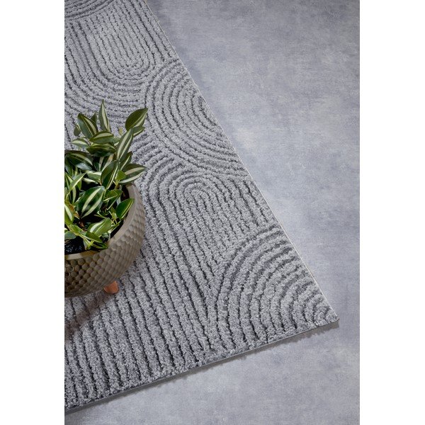 Šedý běhoun 80x240 cm Chappe Light Grey – Elle Decoration-image-2