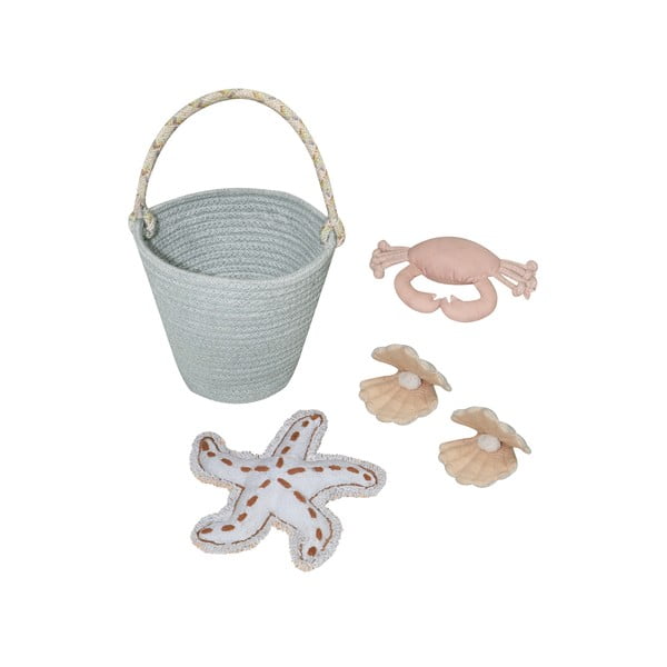 Béžový bavlněný dětský hrací koberec ø120 cm Island – Lorena Canals-image-4