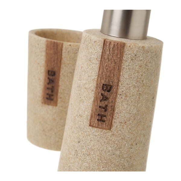 Béžová sada doplňků do koupelny – Casa Selección-image-3