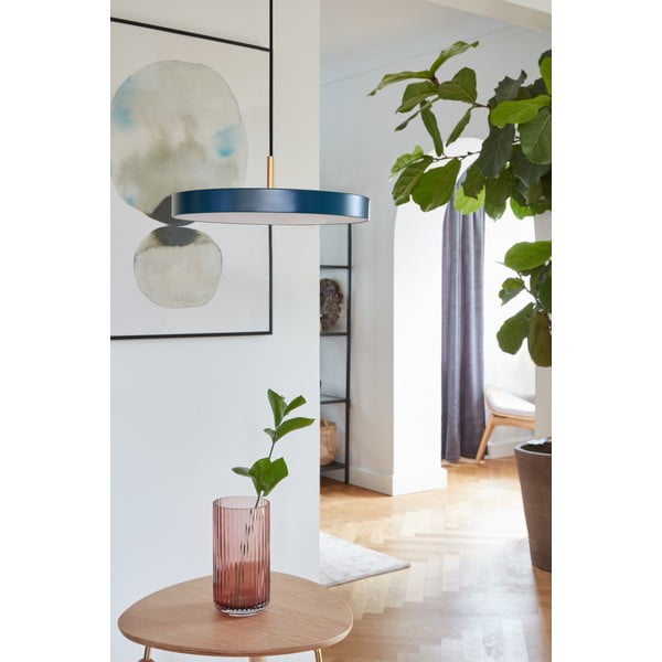 LED závěsné svítidlo v petrolejové barvě s kovovým stínidlem ø 31 cm Asteria Mini – UMAGE-image-1