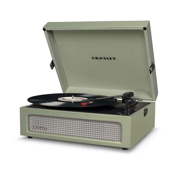Zelený gramofon Crosley Voyager Sage