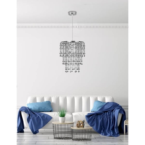 Závěsné svítidlo ve stříbrné barvě ø 22,5 cm Roni – Candellux Lighting-image-1