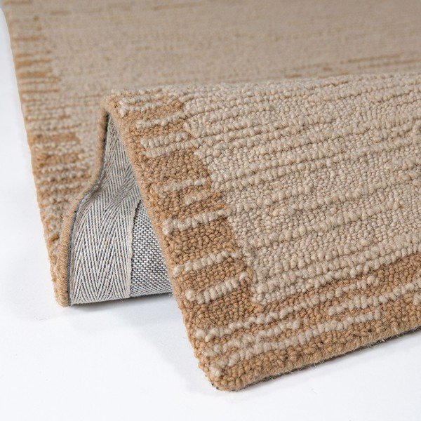 Ručně tkaný vlněný koberec v přírodní barvě 140x200 cm Harris Modula Wool – Flair Rugs-image-4