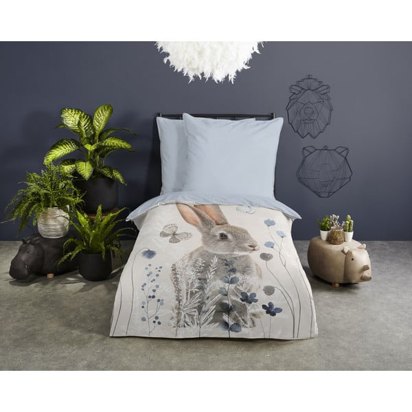 Bavlněné dětské povlečení na jednolůžko 140x200 cm – Good Morning-image-1