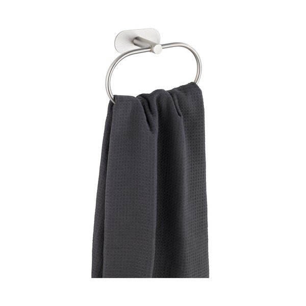 Samodržící držák na ručníky z nerezové oceli v matně stříbrné barvě Orea – Wenko-image-4