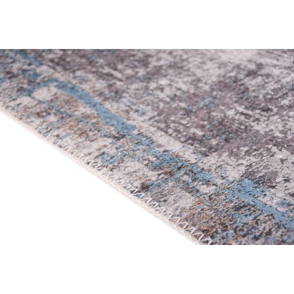 Modrý pratelný běhoun 80x300 cm Abstract Colors Blue – Vitaus-image-2