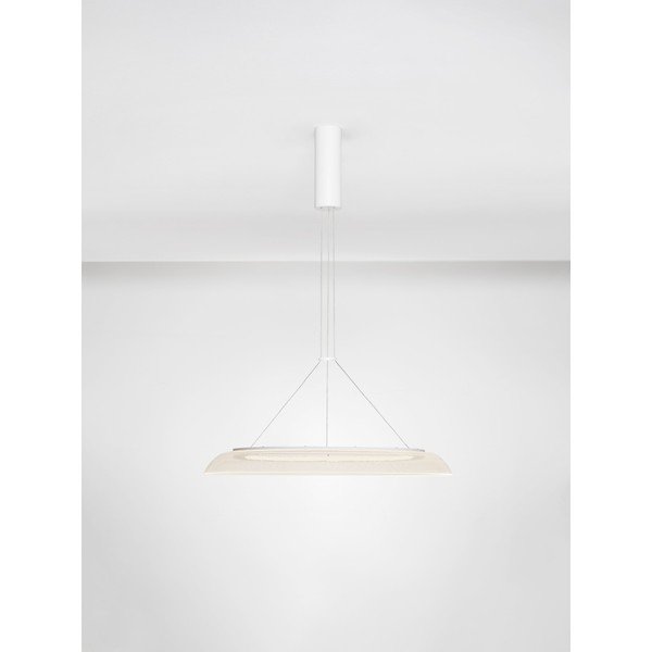 Matně bílé hliníkové LED závěsné svítidlo se stínidlem z akrylového skla ø 60 cm Mantle – Nova Luce-image-4
