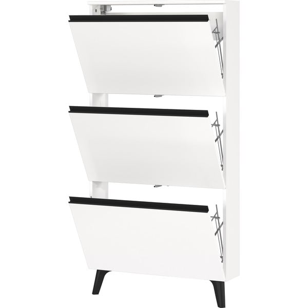 Bílý výklopný botník Scarpa – Germania-image-2