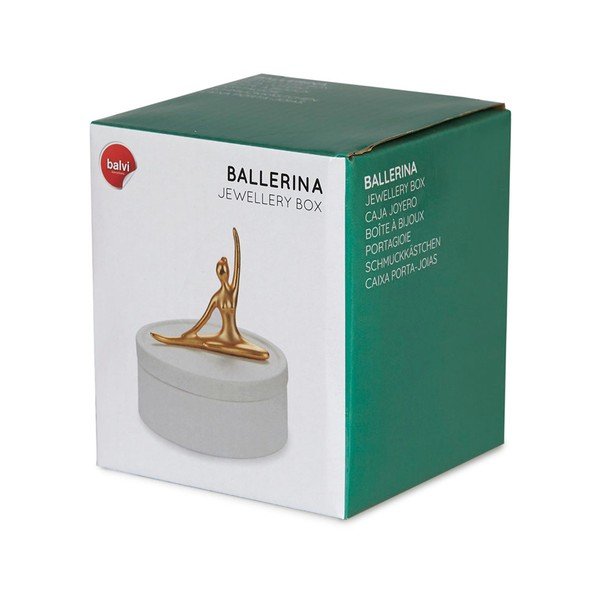 Bílá porcelánová dóza na šperky Balvi Ballerina-image-3