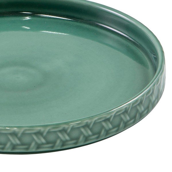 Tyrkysové dezertní  porcelánové talíře v sadě 4 ks ø 20 cm Heath Jade – Ladelle-image-3