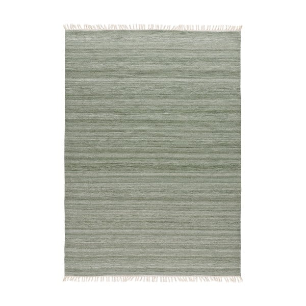 Zelený venkovní koberec z recyklovaného plastu Universal Liso, 60 x 120 cm