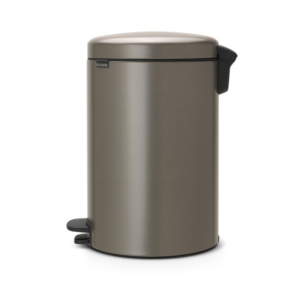 Šedý nášlapný ocelový odpadkový koš 30 l NewIcon – Brabantia