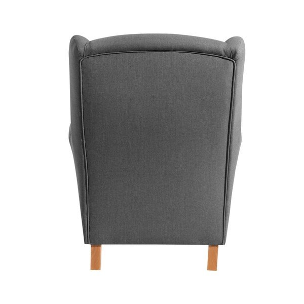 Antracitové křeslo ušák Max Winzer Lorris Anthracite-image-2