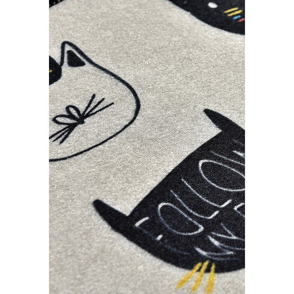 Černo-béžová koupelnová předložka 40x60 cm Cutie – Foutastic-image-3