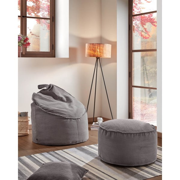 Šedý sedací vak Wilma – Kave Home-image-1